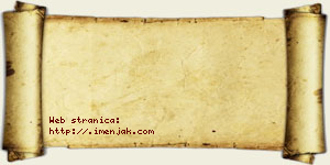 Olga Nenadović vizit kartica